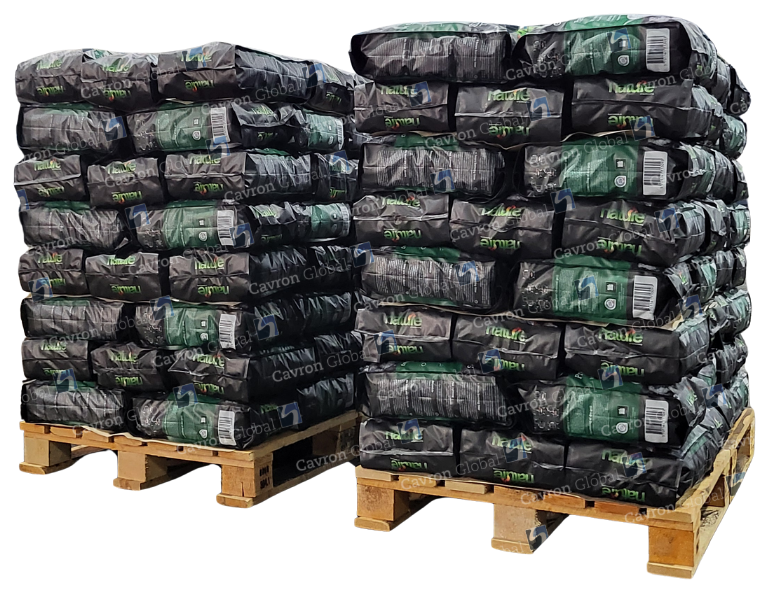 BBQ Charcoal Briquettes Private Label Packaging & Stacking BBQ Charcoal Briquettes Private Label Packaging & Stacking