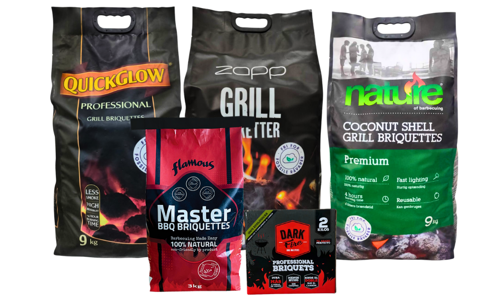 BBQ Charcoal Briquettes Private Label Packaging BBQ Charcoal Briquettes Private Label Packaging